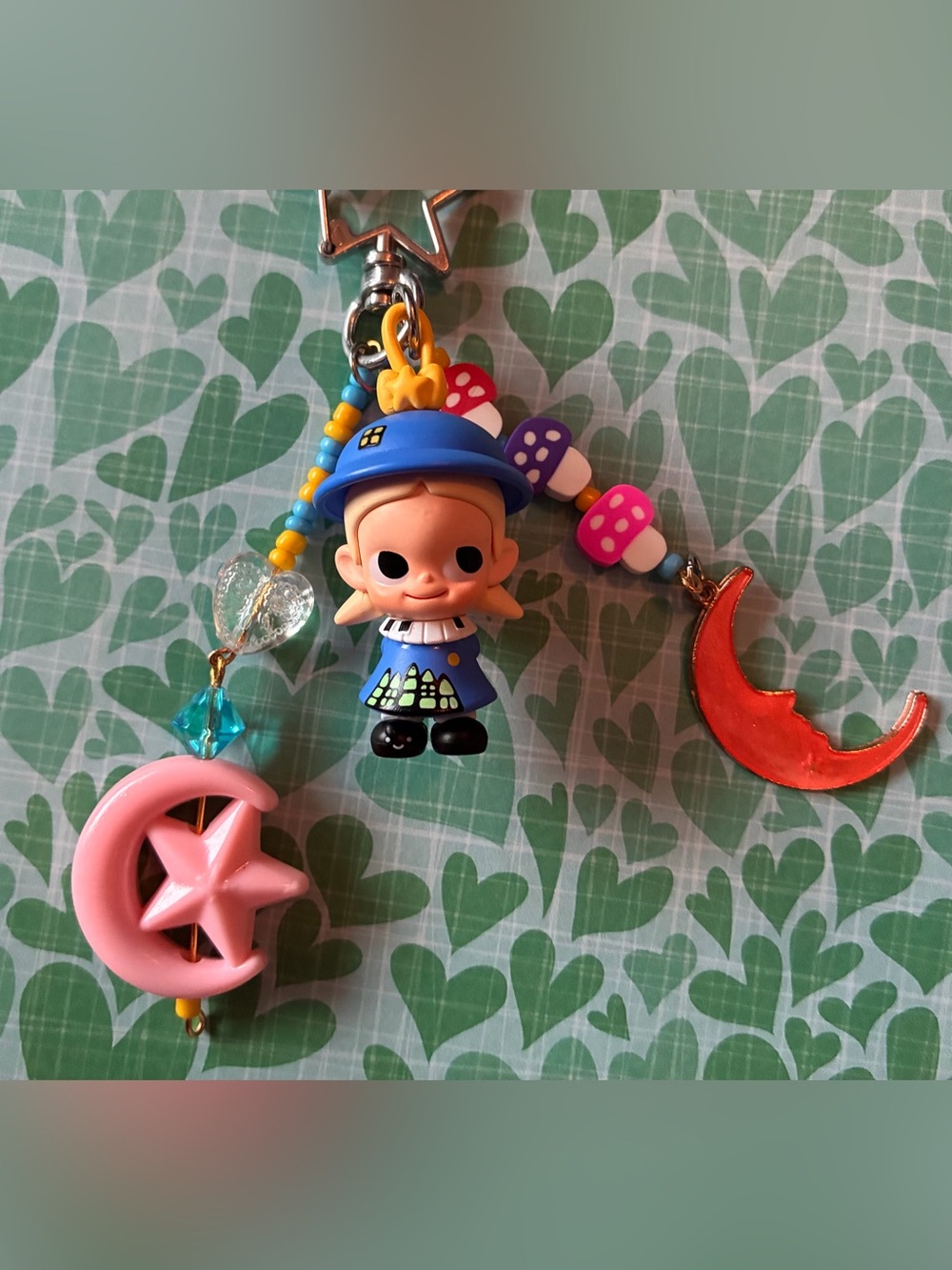 handmade popmart zsiga keychain <3
